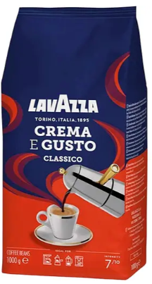 Кава в зернах Lavazza Crema E Gusto Classico 1 кг